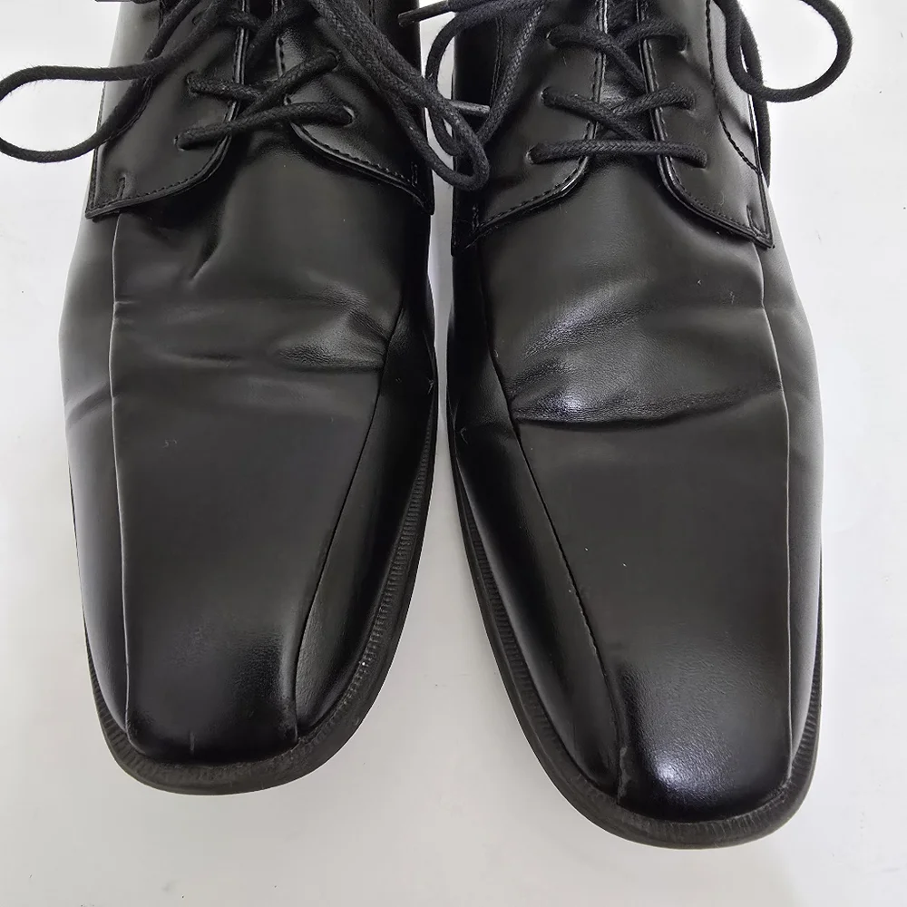 ALFANI size 12 Seth Lace Up Oxford Dress Shoes‎ Black